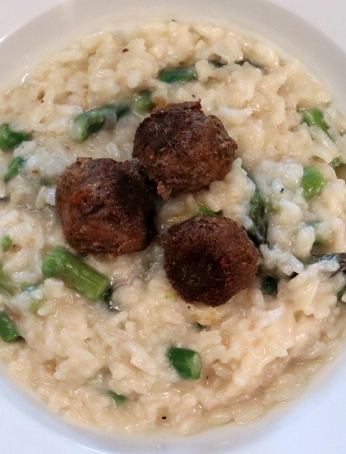Circle G Farms Meatballs and Risotto