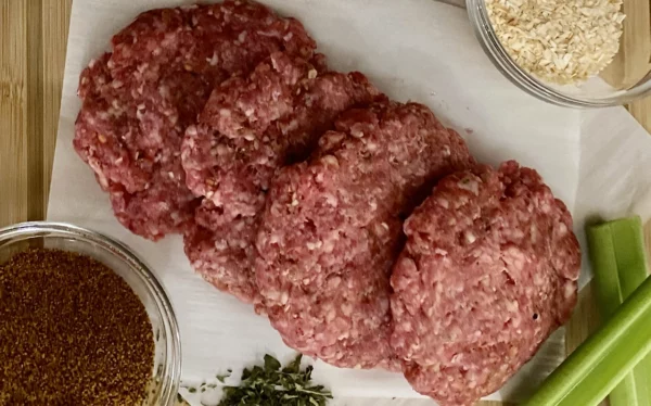 1/3lb Ground Beef Patties from Circle G Farms