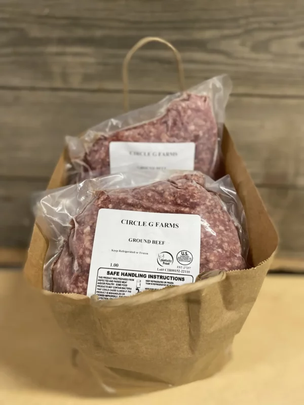 Ground Beef 85/15 from Circle G Farms