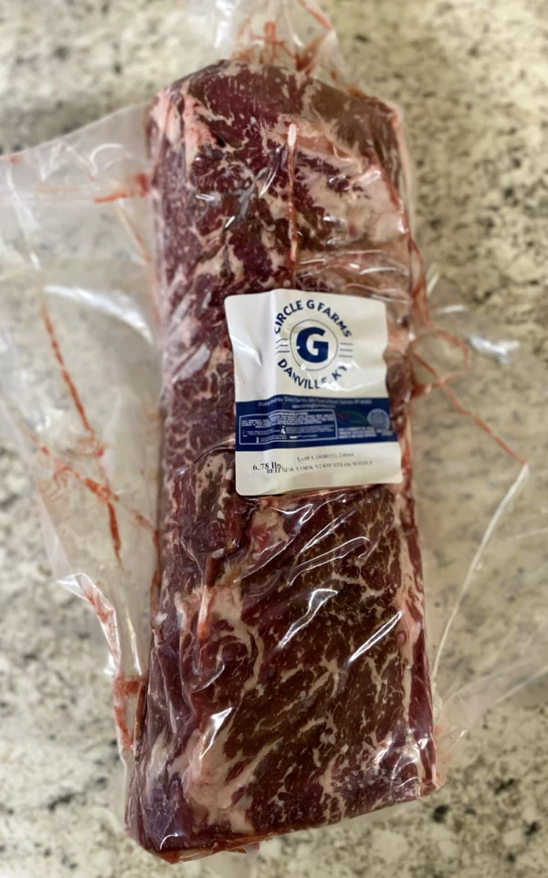 Whole Strip Loin from Circle G Farms