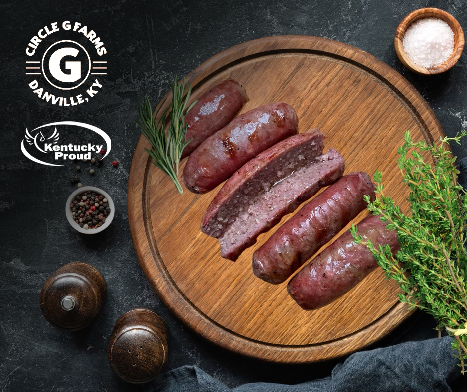 10 packs of our 100% ALL BEEF brats for only $50!